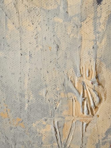 abstract art, abstract painting, Flavia Birsan, textured painting, marine painting, grey painting, blue painting