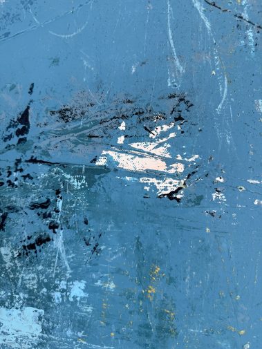 abstract painting, abstract art, blue painting, blue abstract, textured art, textured painting, Flavia Birsan, minimalist painting